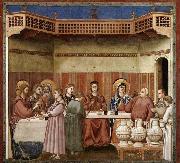 GIOTTO di Bondone Marriage at Cana oil